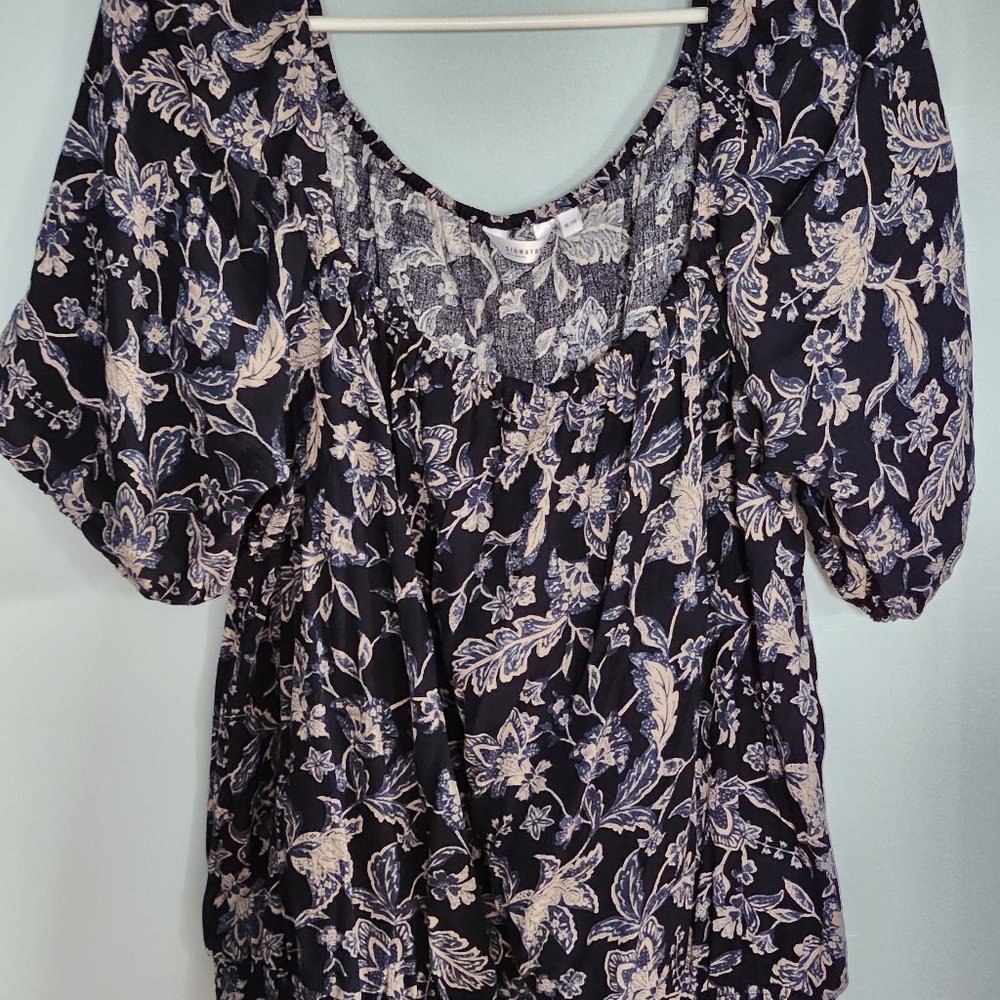 Off-the-Shoulder Top with Raglan Sleeves